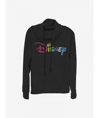 Disney Classic Multicolor Disney Cowlneck Long-Sleeve Girls Top $17.96 Tops