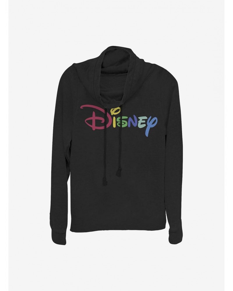 Disney Classic Multicolor Disney Cowlneck Long-Sleeve Girls Top $17.96 Tops