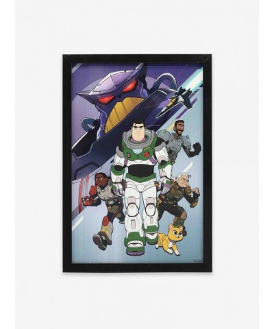 Disney Pixar Lightyear Lineup Framed Wood Wall Decor $13.62 Décor