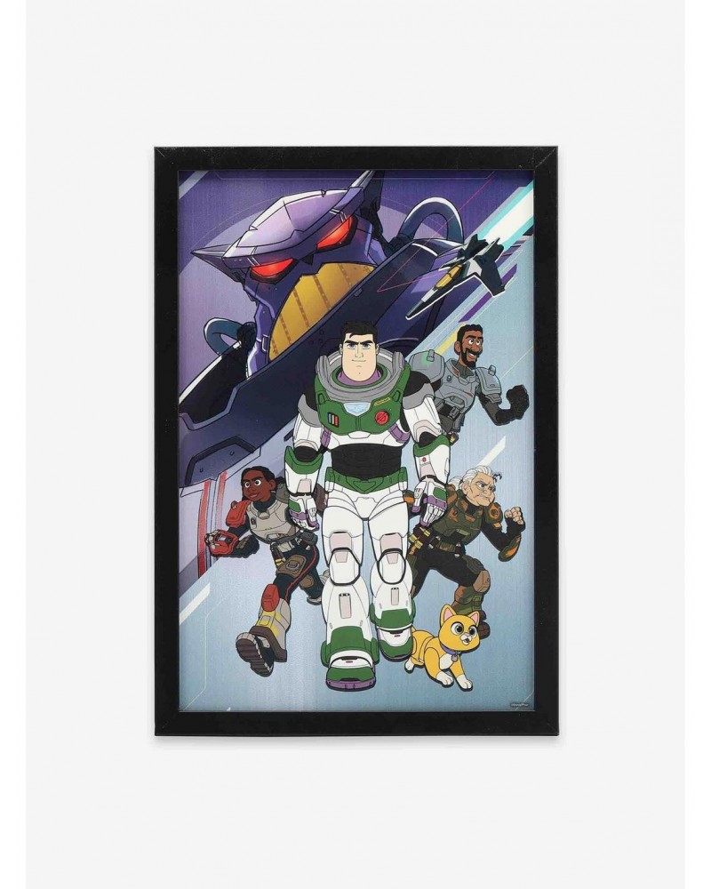 Disney Pixar Lightyear Lineup Framed Wood Wall Decor $13.62 Décor