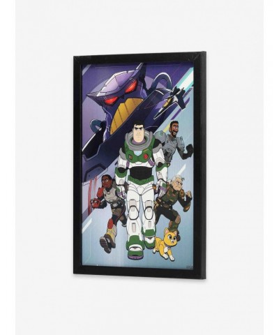 Disney Pixar Lightyear Lineup Framed Wood Wall Decor $13.62 Décor