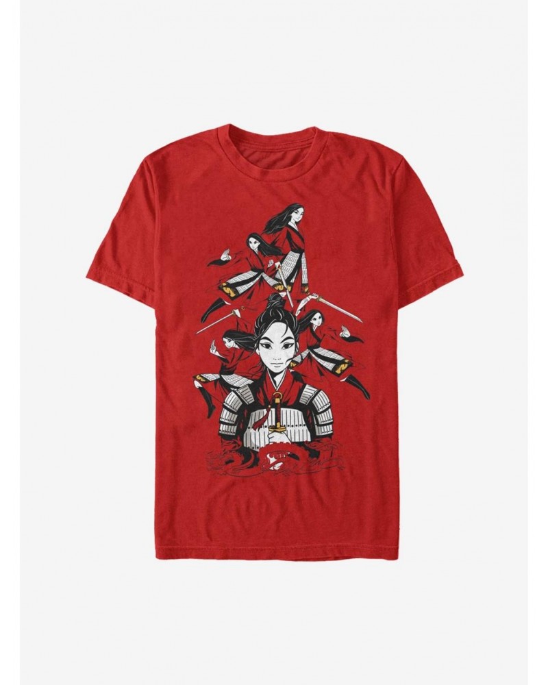 Disney Mulan Live Action Warrior Poses T-Shirt $11.95 T-Shirts