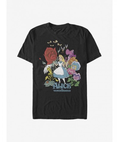 Disney Alice In Wonderland Flower Love T-Shirt $10.99 T-Shirts