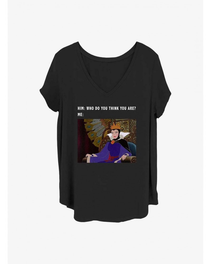 Disney Villains Evil Queen Meme Girls T-Shirt Plus Size $8.67 T-Shirts