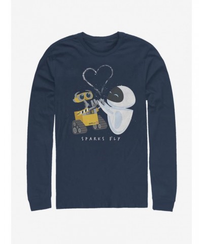 Disney Pixar Wall-E Sparks Fly Long-Sleeve T-Shirt $9.87 T-Shirts