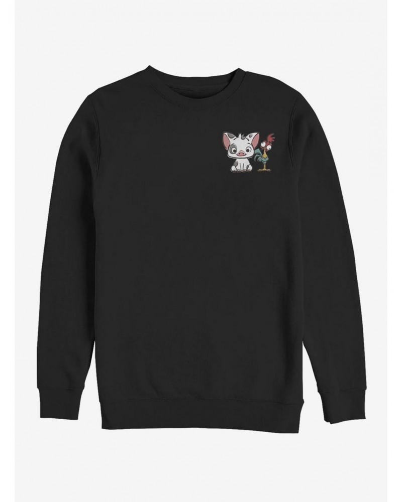 Disney Moana Pals Pocket Crew Sweatshirt $16.97 Sweatshirts