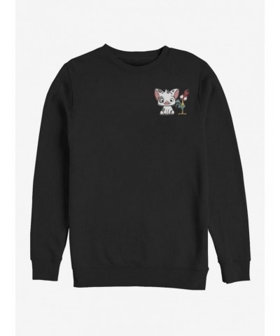 Disney Moana Pals Pocket Crew Sweatshirt $16.97 Sweatshirts