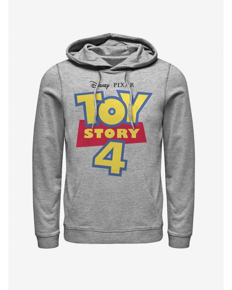 Disney Pixar Toy Story 4 Full Color Logo Hoodie $20.21 Hoodies