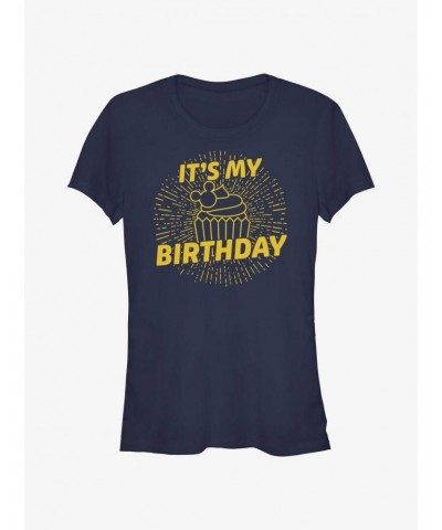 Disney Mickey Mouse Birthday Cupcake Girls T-Shirt $9.21 T-Shirts