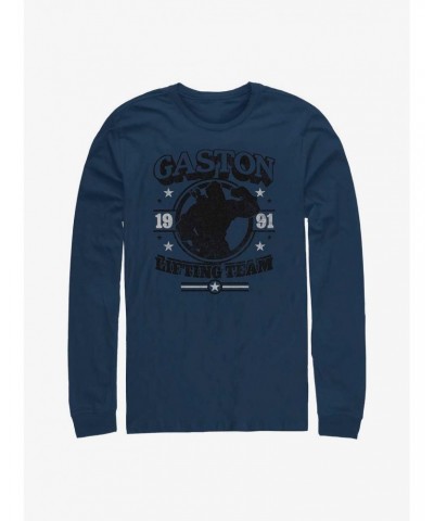 Disney Beauty and the Beast Gaston Gym Long-Sleeve T-Shirt $11.19 T-Shirts