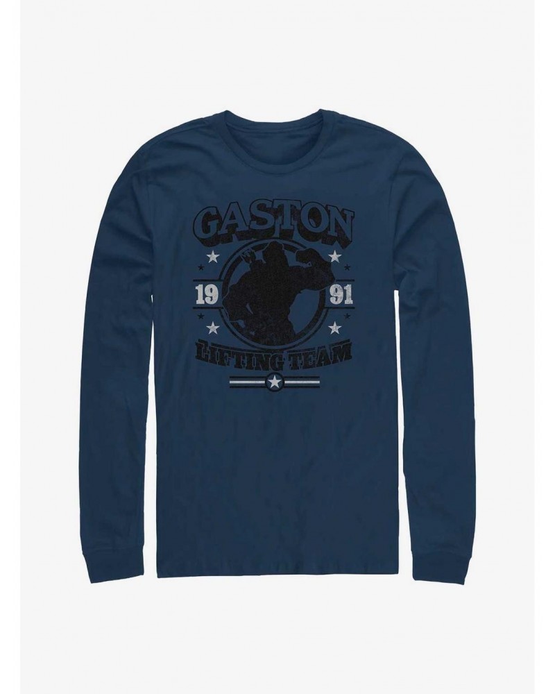 Disney Beauty and the Beast Gaston Gym Long-Sleeve T-Shirt $11.19 T-Shirts