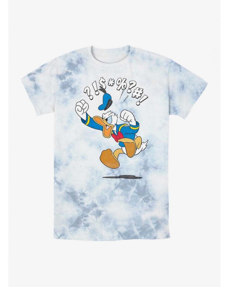 Disney Donald Duck Angry Duck Tie-Dye T-Shirt $12.95 T-Shirts