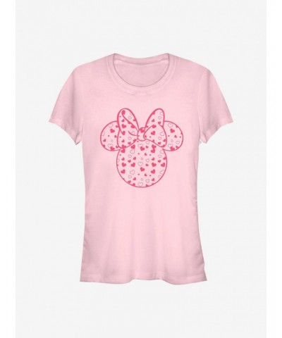 Disney Minnie Mouse Minnie Hearts Fill Girls T-Shirt $11.95 T-Shirts