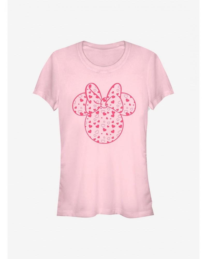 Disney Minnie Mouse Minnie Hearts Fill Girls T-Shirt $11.95 T-Shirts