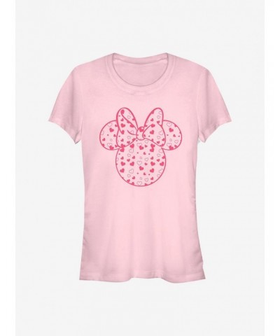 Disney Minnie Mouse Minnie Hearts Fill Girls T-Shirt $11.95 T-Shirts