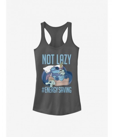 Disney Lilo & Stitch Lazy Energy Girls Tank $7.47 Tanks