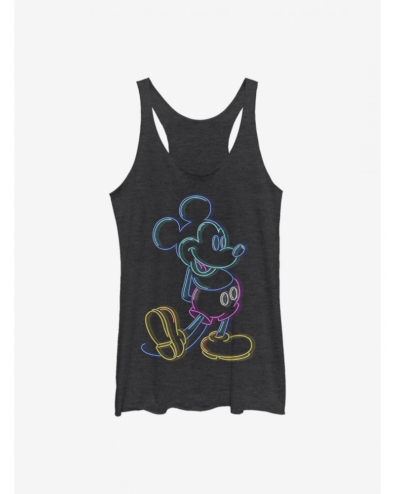 Disney Mickey Mouse Neon Mickey Girls Tank $12.69 Tanks