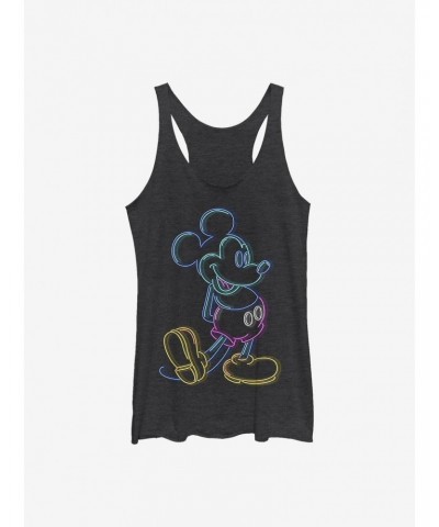 Disney Mickey Mouse Neon Mickey Girls Tank $12.69 Tanks