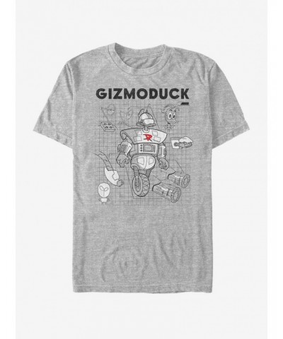 Disney Ducktales Gizomoduck Schematic T-Shirt $10.52 T-Shirts