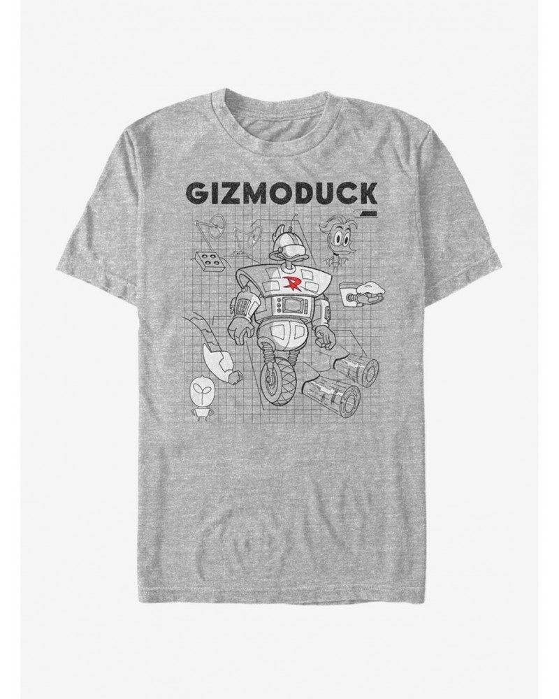 Disney Ducktales Gizomoduck Schematic T-Shirt $10.52 T-Shirts