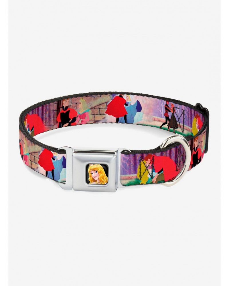 Disney Sleeping Beauty Prince Seatbelt Buckle Dog Collar $12.45 Pet Collars