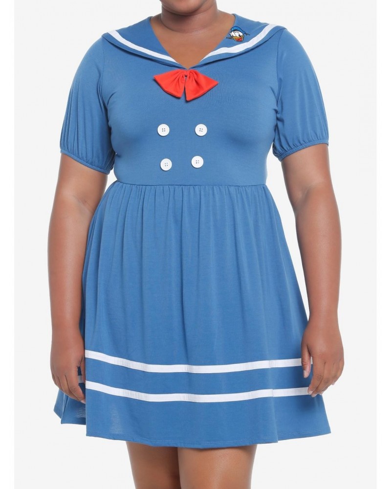 Her Universe Disney Donald Duck Sailor Dress Plus Size $19.77 Dresses