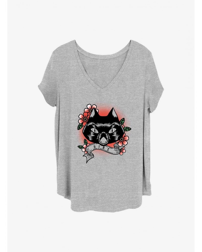 Disney Hocus Pocus Binx Cat Girls T-Shirt Plus Size $13.29 T-Shirts