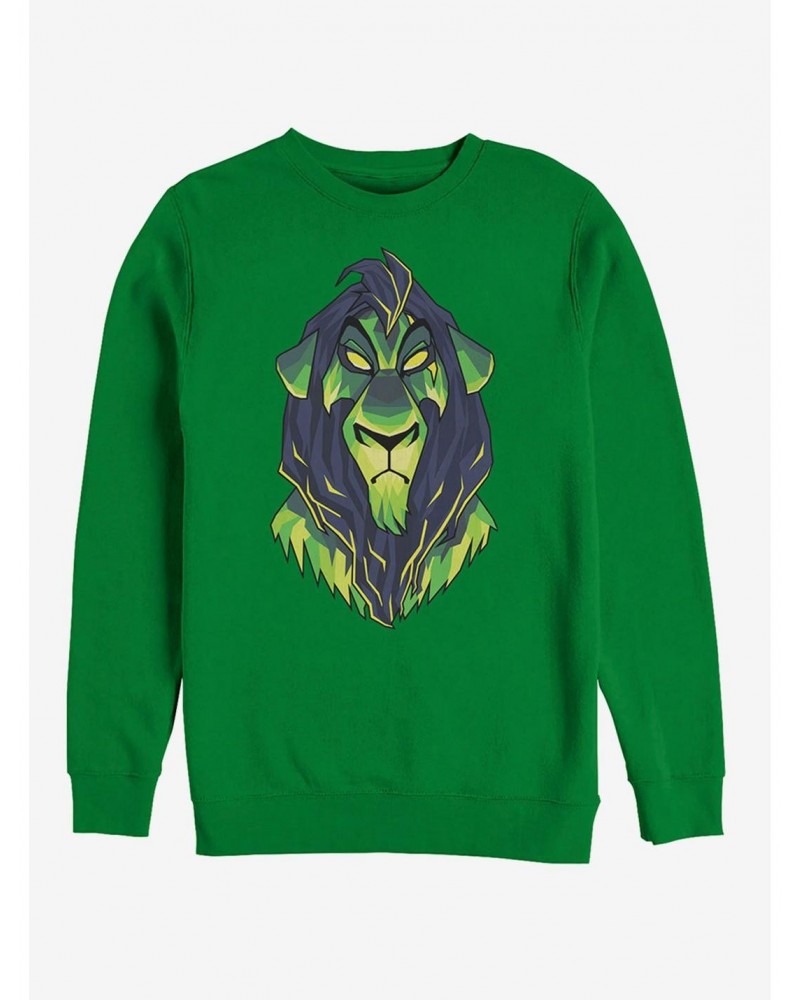 Disney Lion King Scary Geometric Scar Sweatshirt $16.24 Sweatshirts