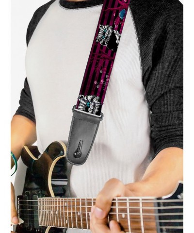 Disney Alice in Wonderland Cheshire Cat Face Poses Guitar Strap $7.47 Guitar Straps