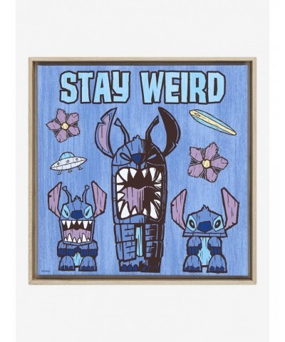 Disney Lilo & Stitch Stay Weird Canvas Wall Art $6.24 Merchandises