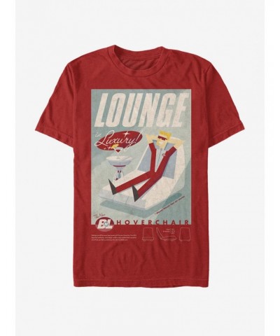 Disney Pixar Wall-E Lounge Hoverchair Poster T-Shirt $8.13 T-Shirts