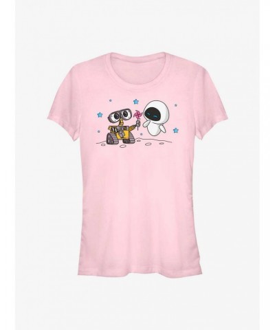 Disney Pixar Wall-E Chibi Wall-E and Eve Girls T-Shirt $9.96 T-Shirts