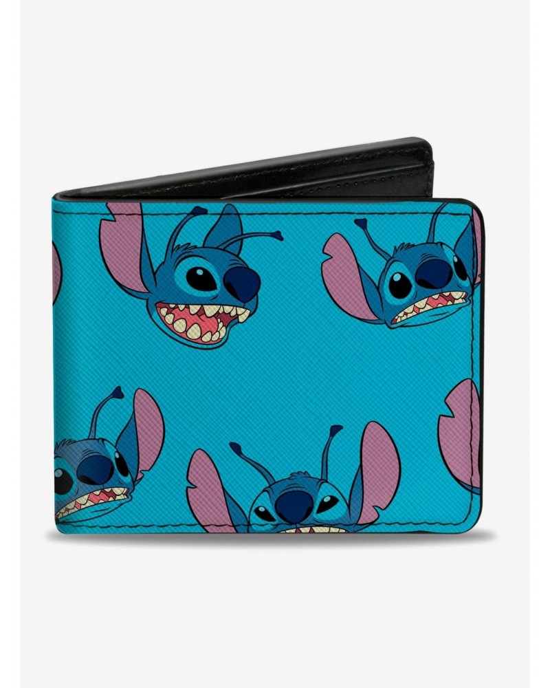 Disney Lilo & Stitch Stitch Scattered Bifold Wallet $8.36 Wallets