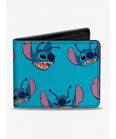 Disney Lilo & Stitch Stitch Scattered Bifold Wallet $8.36 Wallets