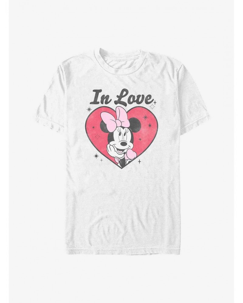 Disney Minnie Mouse Minnie In Love T-Shirt $11.71 T-Shirts