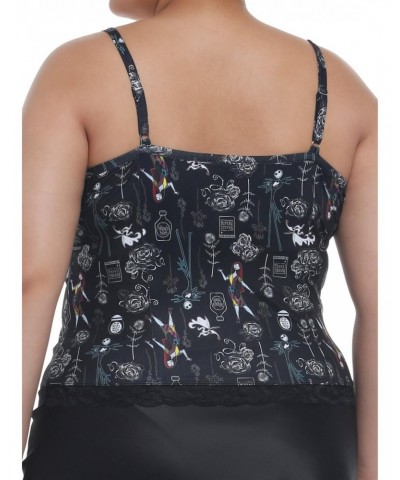 The Nightmare Before Christmas Characters Lace-Up Girls Cami Plus Size $12.91 Cami