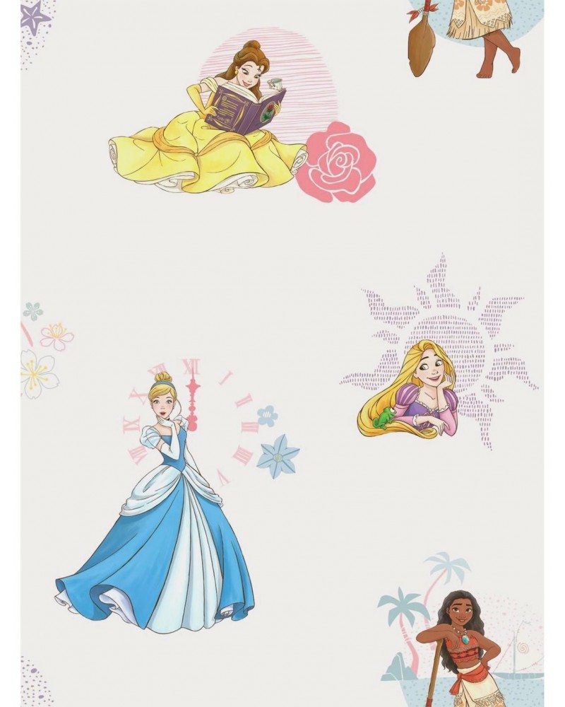 Disney Princesses Pink And Blue Power Peel & Stick Wallpaper $14.82 Wallpapers