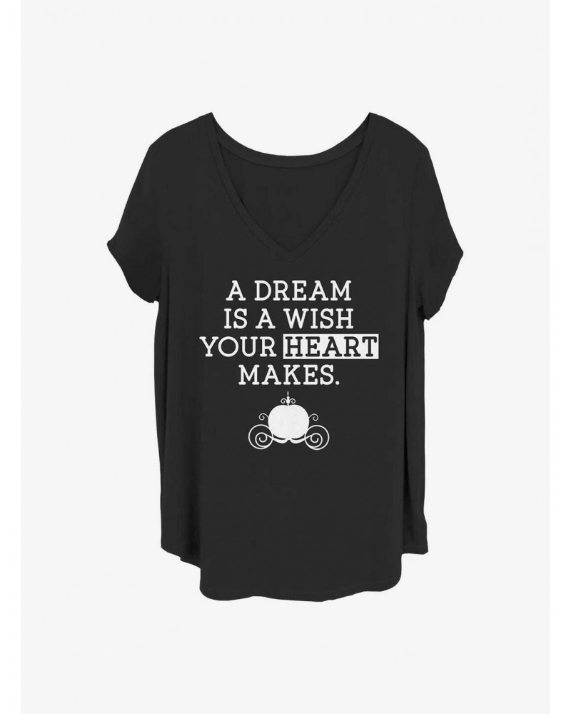 Disney Cinderella Dream Wish Girls T-Shirt Plus Size $12.14 T-Shirts