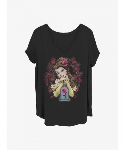 Disney Beauty and the Beast Rose Bell Girls T-Shirt Plus Size $10.69 T-Shirts