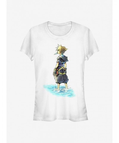 Disney Kingdom Hearts Feet Wet Girls T-Shirt $10.96 T-Shirts