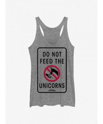 Disney Pixar Onward Don't Feed The Unicorns Girls Tank $8.81 Tanks