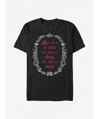 Disney Snow White And The Seven Dwarfs Black As Ebony T-Shirt $8.84 T-Shirts