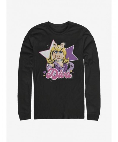 Disney The Muppets Diva Piggy Long-Sleeve T-Shirt $11.84 T-Shirts