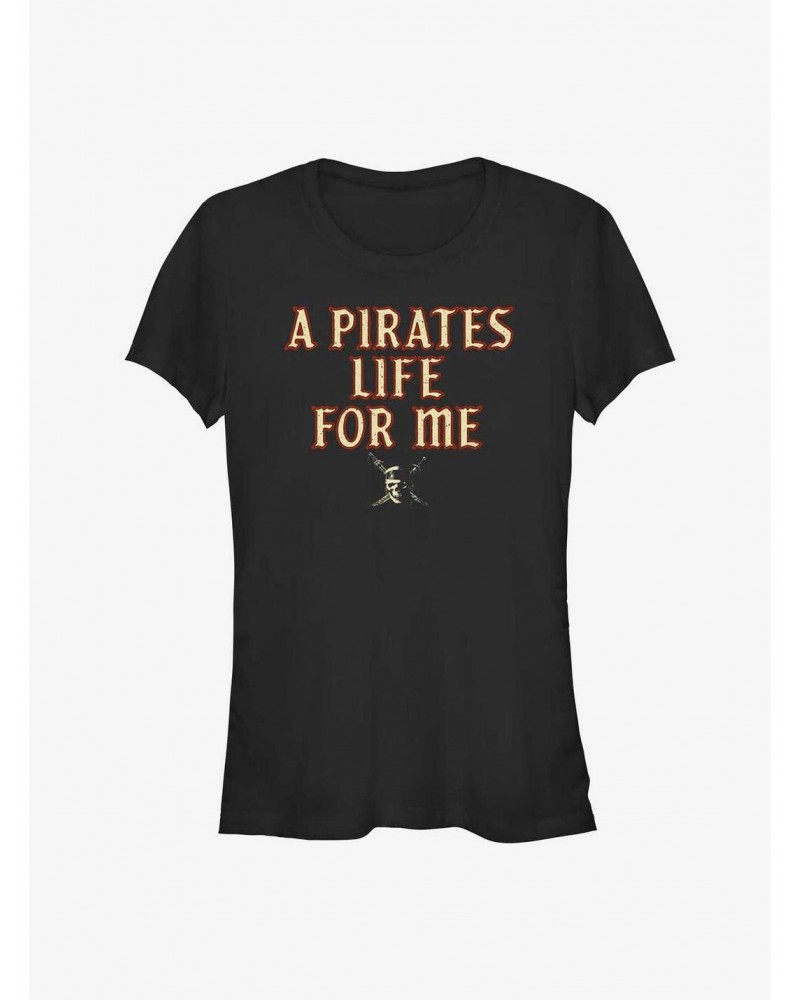 Disney Pirates of the Caribbean A Pirate's Life For Me Girls T-Shirt $10.21 T-Shirts