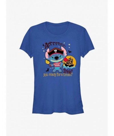 Disney Lilo & Stitch Pirate Stitch Girls T-Shirt $12.45 T-Shirts