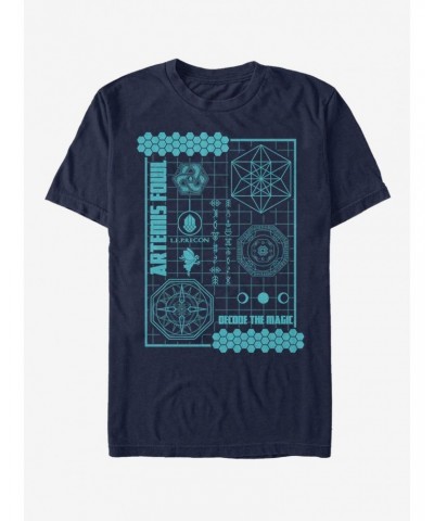 Disney Artemis Fowl Artemis Fowl Schematic T-Shirt $7.17 T-Shirts