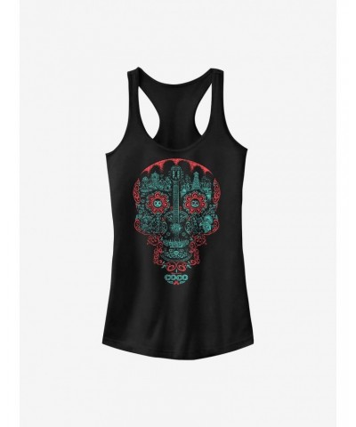 Disney Pixar Coco Craneo Muerto Girls Tank $11.70 Tanks