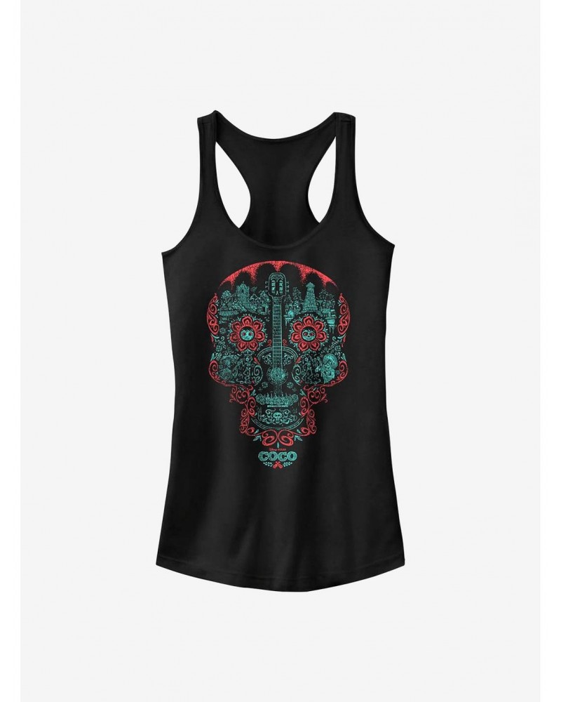 Disney Pixar Coco Craneo Muerto Girls Tank $11.70 Tanks