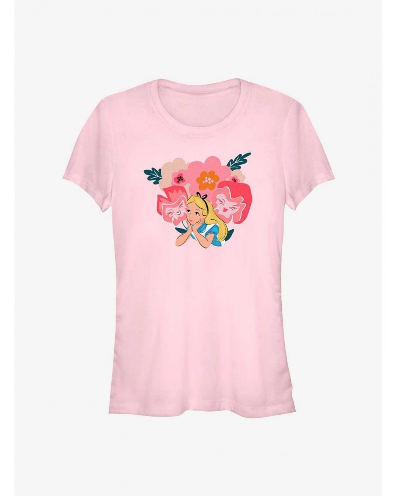 Disney Alice In Wonderland Talking Flowers Girls T-Shirt $11.21 T-Shirts