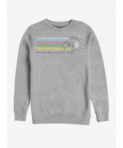 Disney Pixar Toy Story 4 Which Way To Fun Heathered Sweatshirt $16.61 Sweatshirts